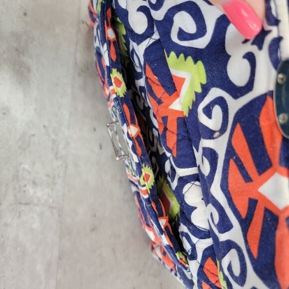 Vera Bradley Wristlet Sun Valley Front Clasp Wallet Floral Large - Picture 10 of 11